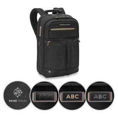 Briggs & Riley HTA Slim Expandable Backpack - Black